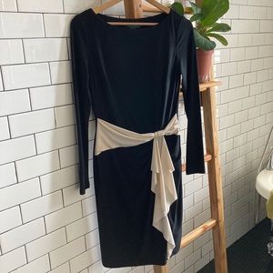 Black sash Ralph Lauren dress- size 6